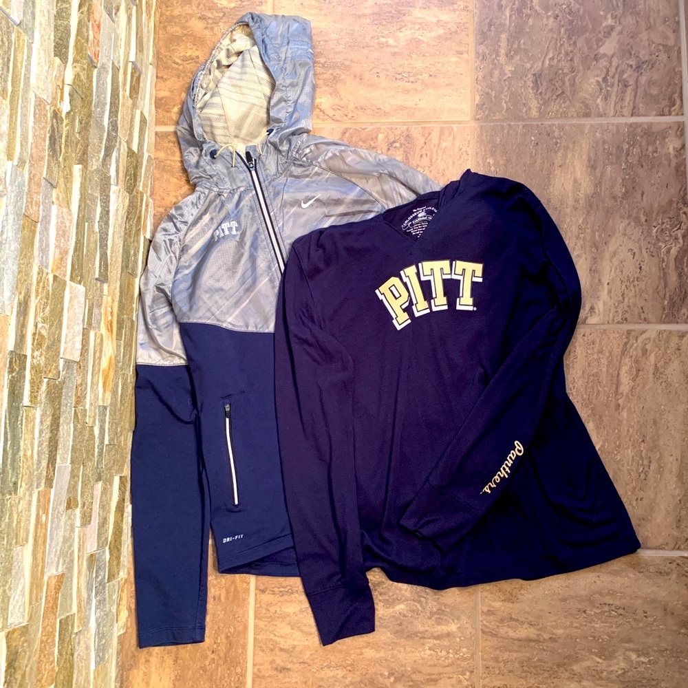Nike Dry Fit PITT Jacket & Long Sleeve Shirt